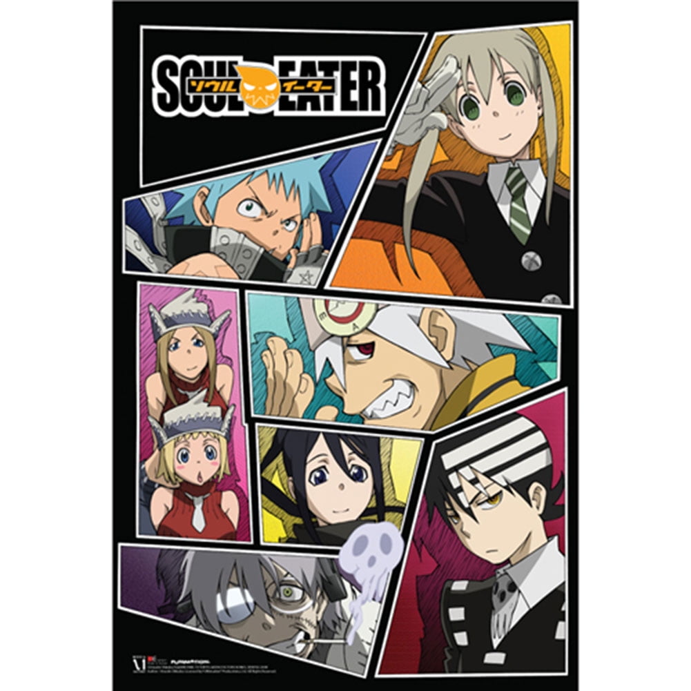  Soul Eater red bckgrnd vert POSTER 14.5 x 21 anime manga  Souleater (sent FROM USA in PVC pipe): Posters & Prints