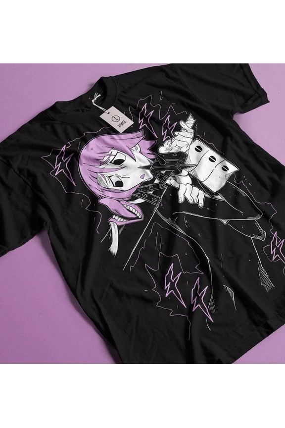 Soul Eater Unisex T-shirt Maka Albarn Black Star Anime Aesthetic Vaporwave Unisex Jersey Short Sleeve Tee