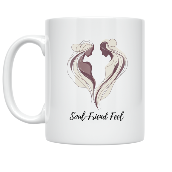 Soul-Friend Connection - Couples - 11 oz Ceramic Coffee Mug