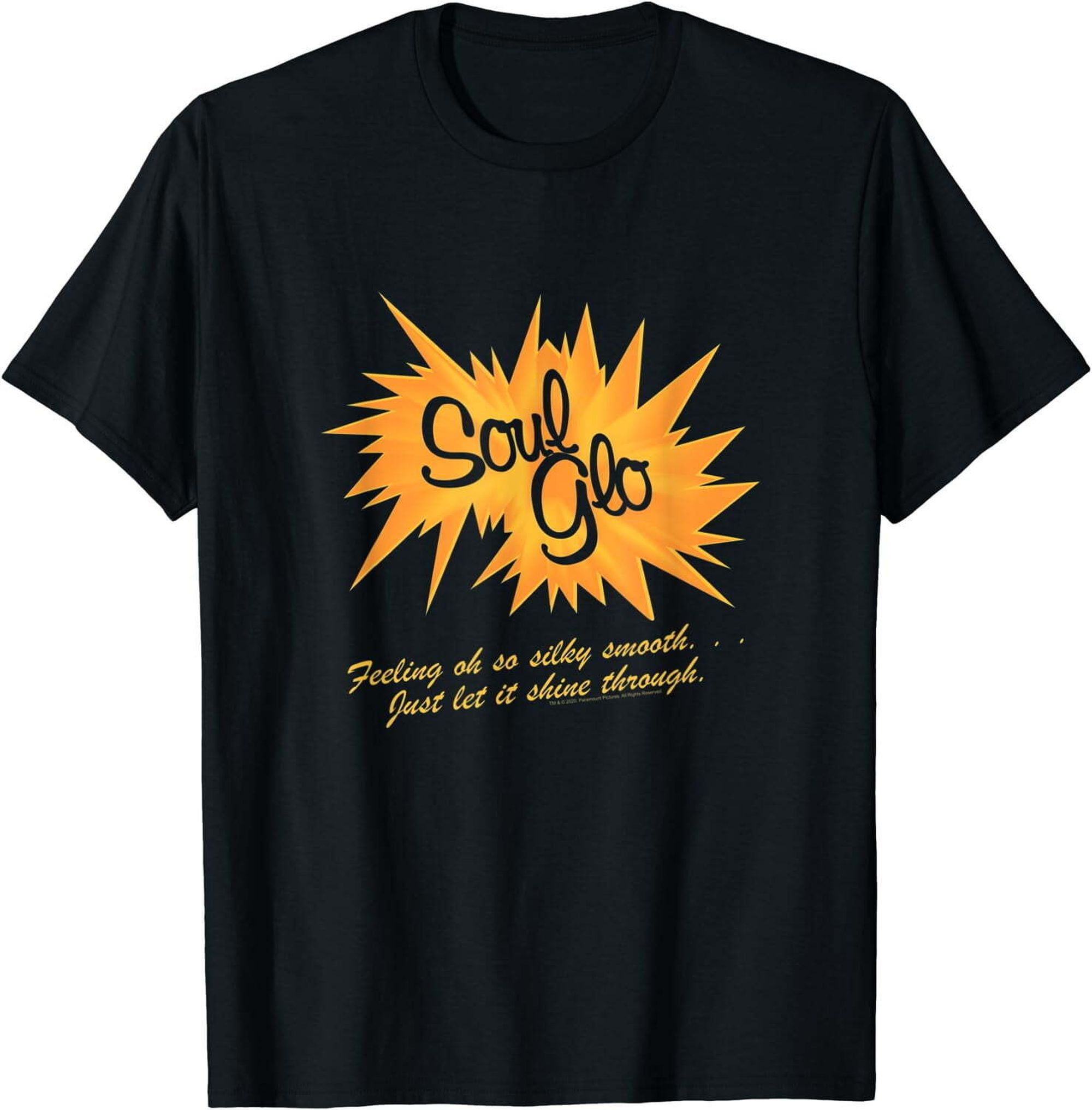 Soul Glo Logo Tee Iconic Black Shirt Inspired by Coming to America