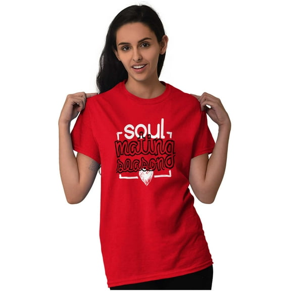 Soul Mating Season Funny Valentines Women's Plus Size Graphic Tee Brisco Brands 3X