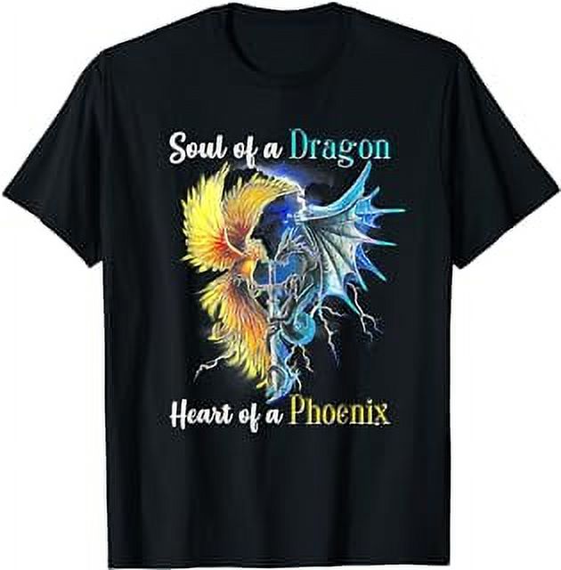 Soul Of A Dragon Heart Of A Phoenix T-Shirt - Walmart.com