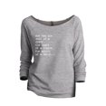 thumbnail image 1 of Soul Of A Gypsy Women's Fashion Slouchy 3/4 Sleeves Raglan Sweatshirt Sport Grey Small, 1 of 3