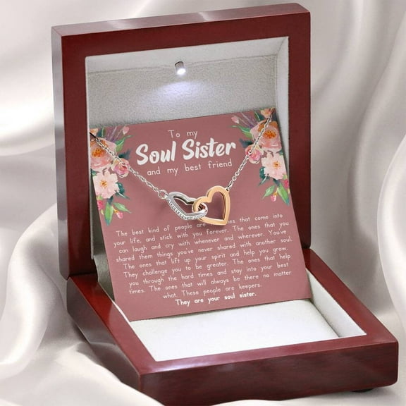 Soul Sister Necklace, Soul Sister Gift, for Best Friend, Best Friend Birthday, Bestie Gift, Unique Best Friend Gift, Necklace