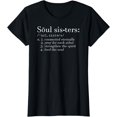 thumbnail image 1 of Soul Sisters Definition Sisters Cute Couple T-Shirt, 1 of 3