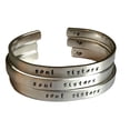thumbnail image 1 of Soul Sisters - Three Piece Gift Set for Sisters - Custom Cuff Bracelet 1/4", 1 of 1