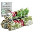 thumbnail image 1 of Soul Sticks 3 Pack Floral White Sage Smudge Sticks with Smudging Guide | SWEET MORNING Sage | Smudging Sticks for Positive Vibration, 1 of 3