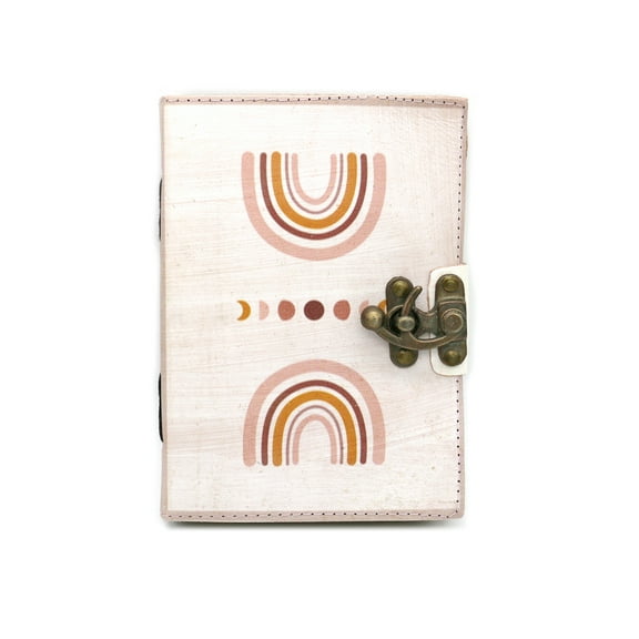Soul Sticks Bohemian Rainbow Genuine Leather 200 Page Journal 5" x 7"