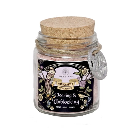 Soul Sticks Clearing and Unblocking Ritual Powders Made with Natural Herbs, Roots, Flowers, and Essential Oils for Spells Wiccan Pagan Witchcraft