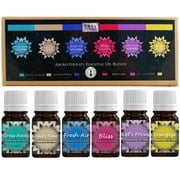 Soul Sticks Essential Oils 6 Pack Pure Therapeutic-Grade Essential Oil Gift Set 10 mL Bottles