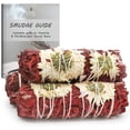 thumbnail image 1 of Soul Sticks Floral White Sage Smudge Sticks Bundles with Flowers and Smudging Guide, 3 Pack, Divine, 1 of 5