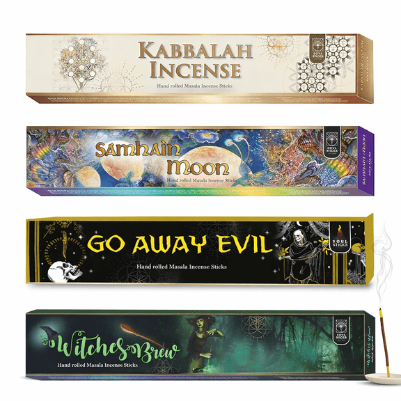 Soul Sticks, Mystic Series Variety Natural Masala Incense Sticks (4 PK)