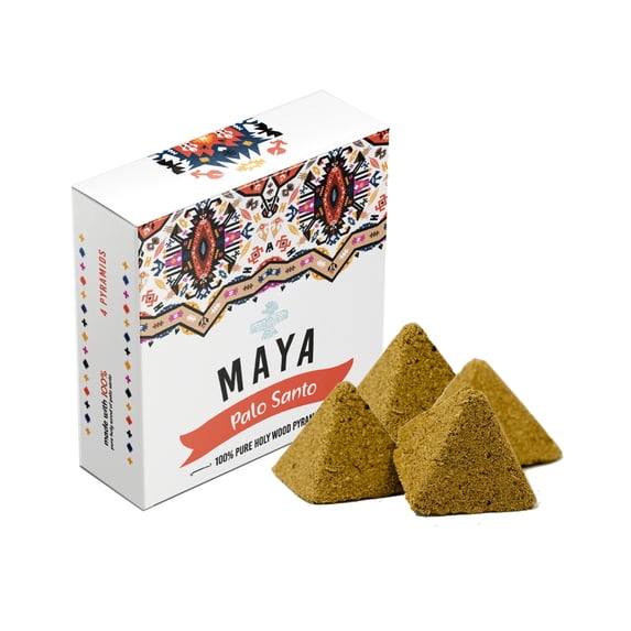 Soul Sticks Maya Palo Santo Pyramid Incense Made from Powder for Cleansing Aromatherapy Spiritual Healing