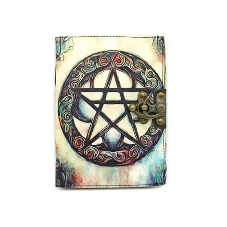Soul Sticks Mystic Pentacle Genuine Leather 200 Page Journal 5" x 7"