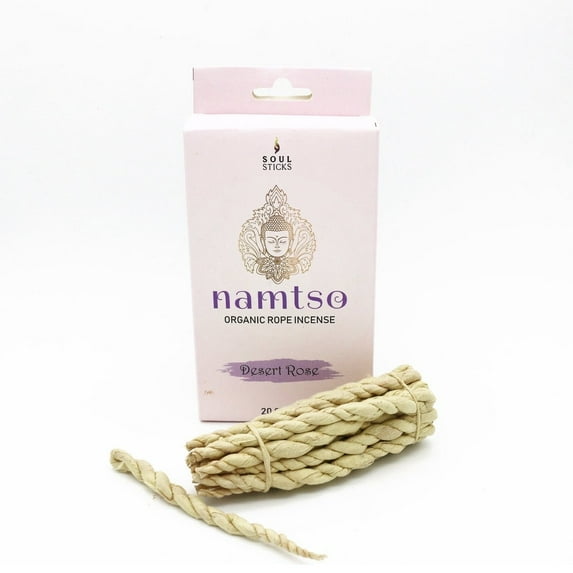 Soul Sticks Namtso Tibetan Handmade Rope Incense 20 Sticks Handrolled Himalayan Lokta Paper Incense