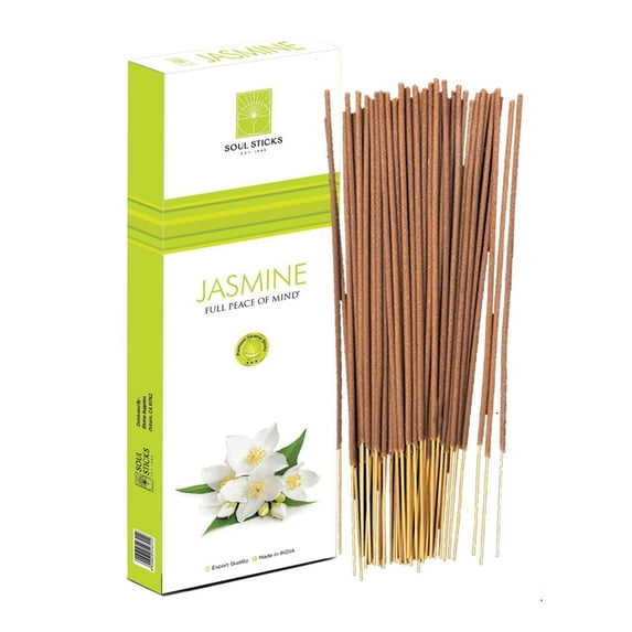 SOUL STICKS Premium Incense Sticks, 90g Packs Jasmine