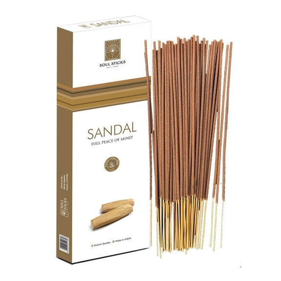 SOUL STICKS Premium Incense Sticks, 90g Packs Sandal