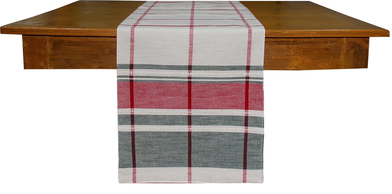 Soul Tex Washable Cotton Table Runner for 8 Seater Dining Table 14x72 ...