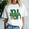 thumbnail image 1 of Soul Train Retro Green Color Inspired Music Vibes Unisex T-shirt, for men & women, up to size 5XL, 1 of 2