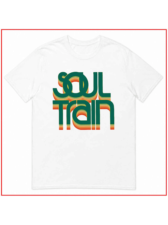 Soul Train Retro Green Inspired Music Vibes Top Unisex T Shirt V80763 Size S- 5XL