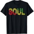 thumbnail image 1 of Soul Visible Typographic Logo Graphic Music Lovers T-Shirt, 1 of 3