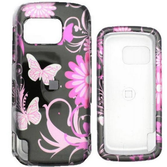 Soul Wireless NK5230SC0200 Nokia 5230 Nuron Pink Butterfly Snap On Protective Case Cover