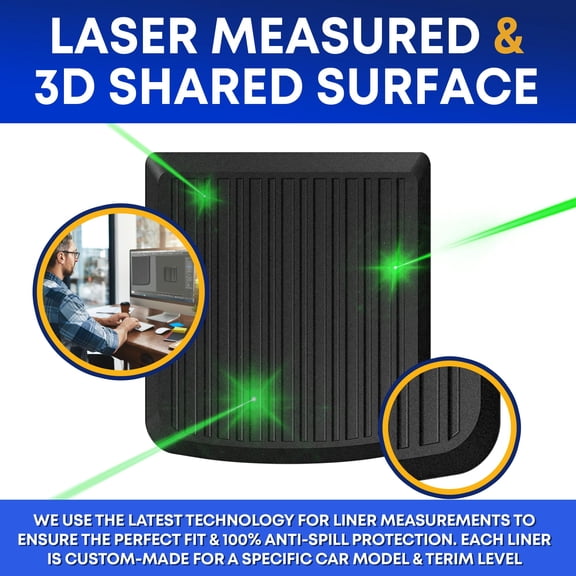 Soul's Premium Cargo Liner for Audi A6 S6 100% Protection - Custom Fit Car Trunk Mat - Easy-to-Wash & All-Season Black Cargo Mat - 3D Shaped Laser Measured Trunk Liners for Audi A6 S6 2012-2025 V14