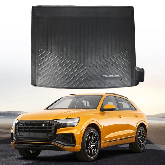 Soul's Premium Cargo Liner for Audi Q8 2019-2026 - Protection - Custom Fit Car Trunk Mat - Easy-to-Wash & All-Season Black Cargo Mat - 3D Shaped Laser Measured Trunk Liners for Audi Q8 2019-2026 V14