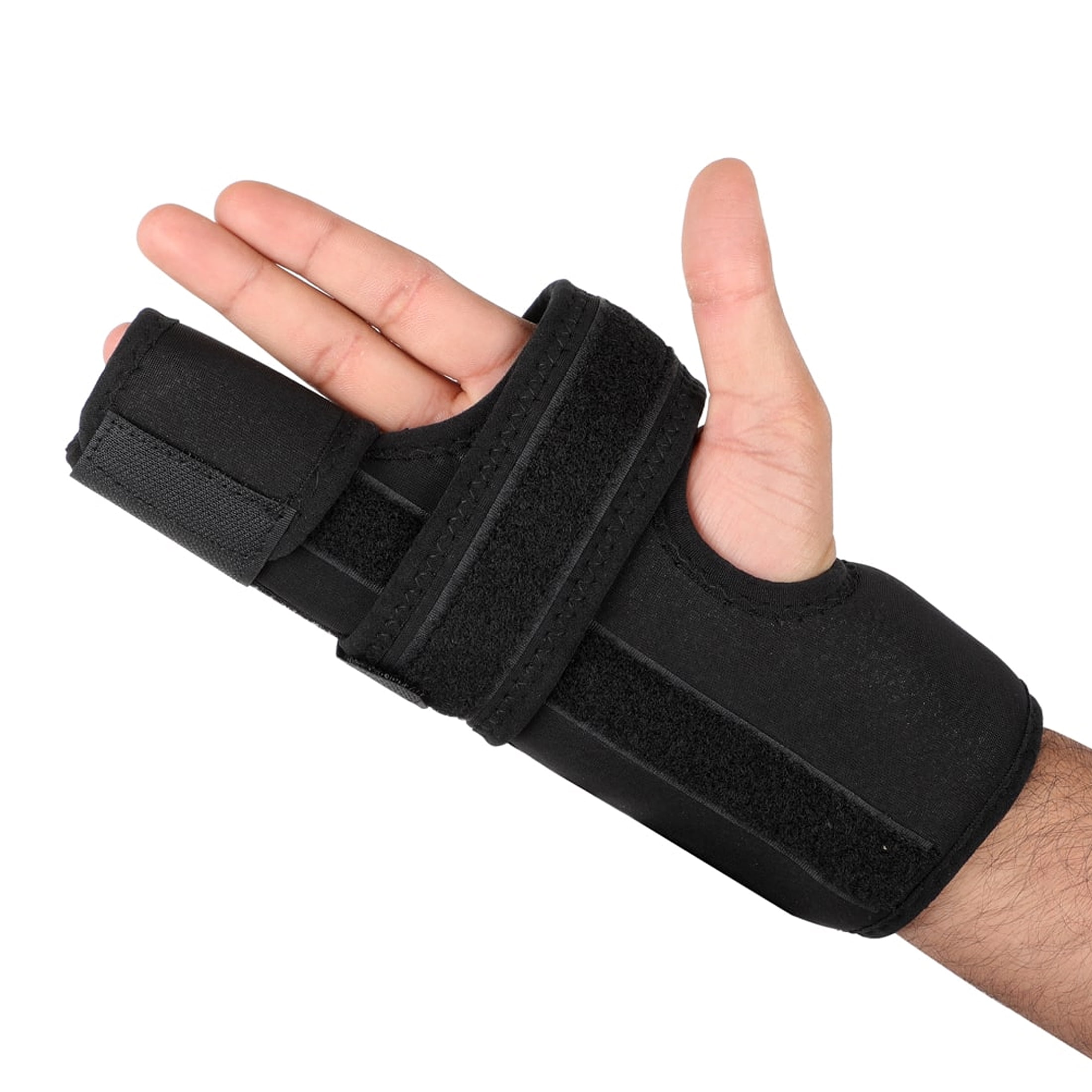 SoulGenie Boxer Finger Splint - Fits Left or Right Hand (Large)