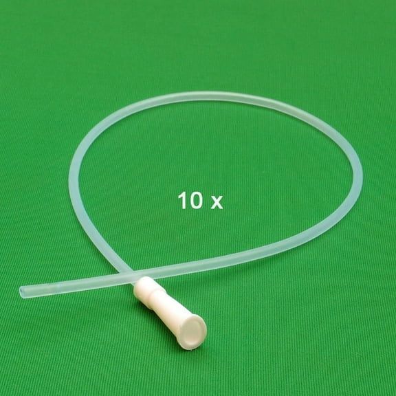 SoulGenie - Enema Supplies - PVC Colon Tips - Set of 10 (Size 16FR)