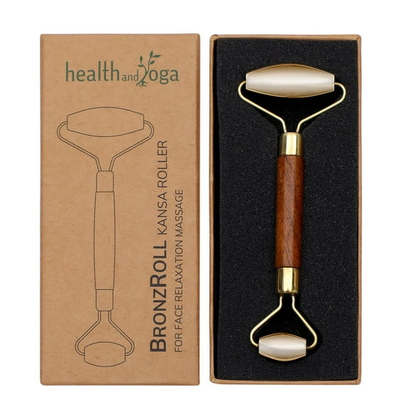 SoulGenie Kansa Face Roller - Premium Bronze Face Massager