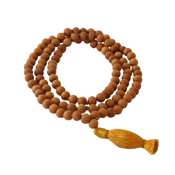 SoulGenie Meditation Mala Beads - Sandalwood