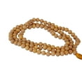 thumbnail image 1 of SoulGenie Meditation Mala Beads - Superior Grade Tulsi Wood - Unisex - Light Brown Color, 1 of 8
