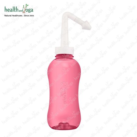 SoulGenie Nasal Irrigator - Neti Pot Squeeze Bottle with Salt - 300 ml