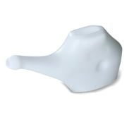SoulGenie QwikFlo Economy, Light-Weight Neti Pot - Nasal Irrigator 1 Piece White