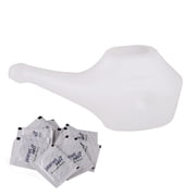 SoulGenie QwikFlo Light-Weight Neti Pot - Nasal Irrigator 1 Piece White and 10 Satchets Neti Salt