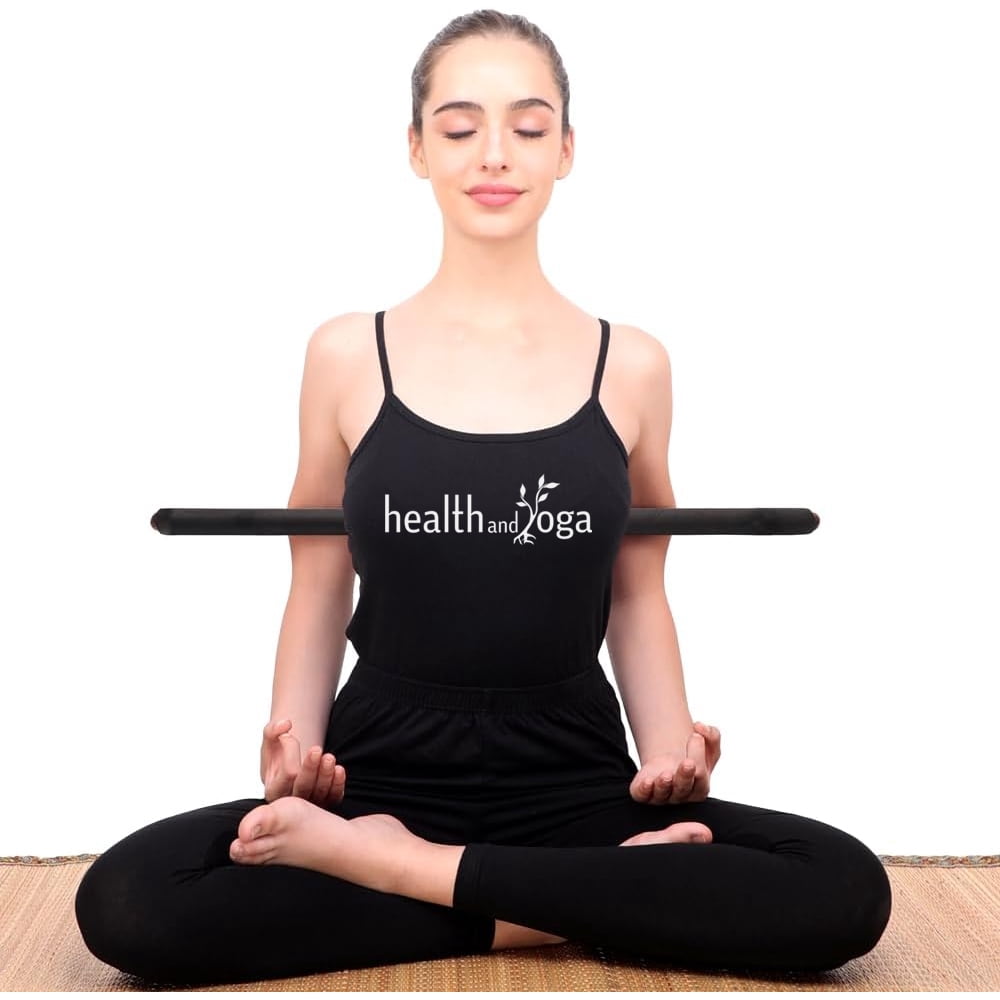 SoulGenie StretchNHeal Wooden Pranayama Stick with Sleeve