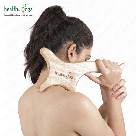 SoulGenie Wooden Gua Sha Full Body Massage Tool - Full Body Pain and Stress Relief