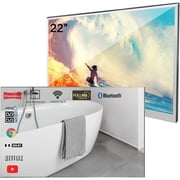 Soulaca 22 inches Magic Smart Mirror LED TV for Bathroom Waterproof Shower Television WiFi Bluetooth DTV Atsc New