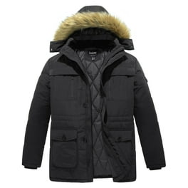 Armani Exchange Hooded Woven Down Jacket, Black