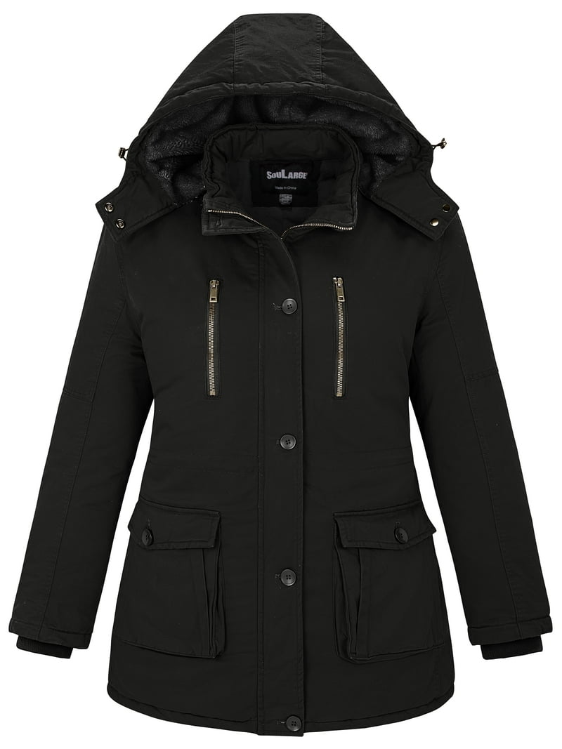 Hooded Plus Size Womens Coats 4x Soularge Women's Plus Size