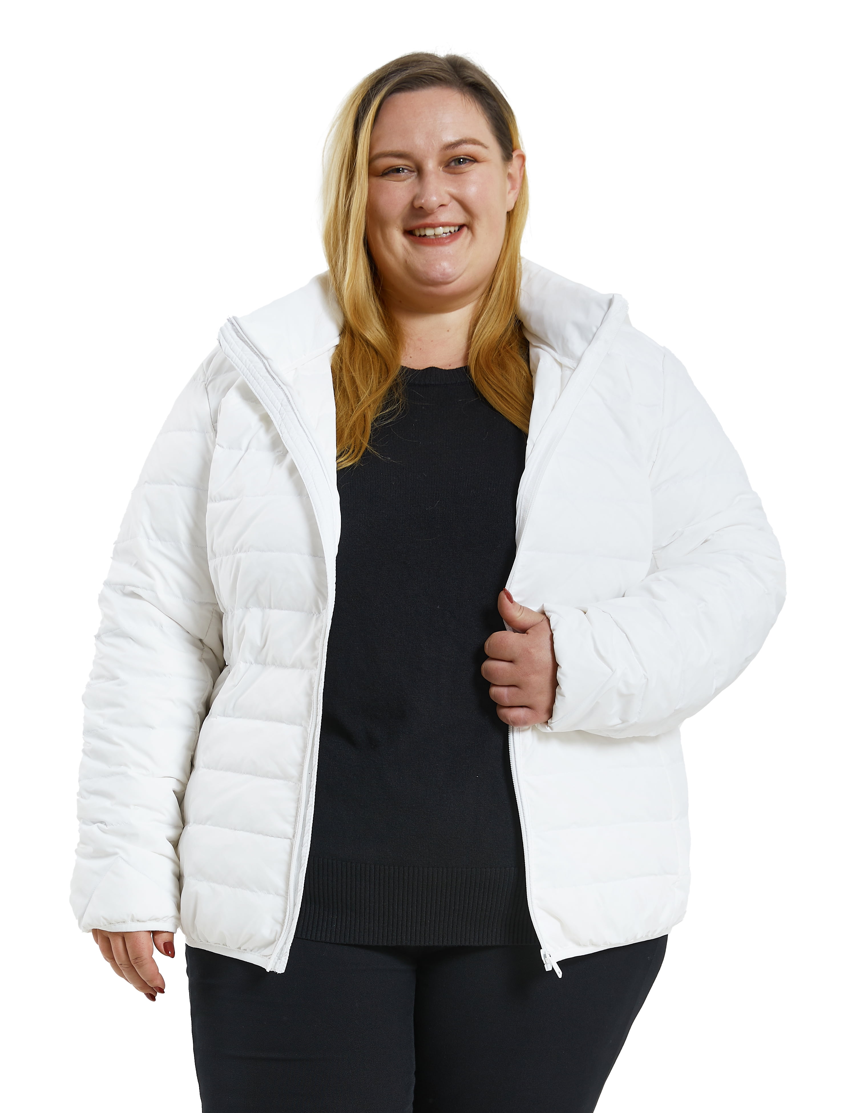 Puffer Jacket Plus Size Winter Coats 6x Plus Size Women's Packable