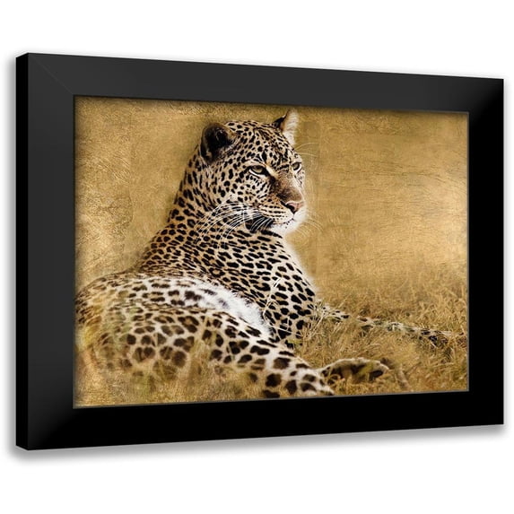 Soulders, Paul 18x15 Black Modern Framed Museum Art Print Titled - Tall Grass Gold