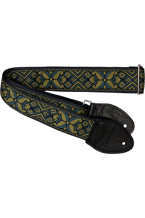 Madrid Guitar Strap Green 2 in.
