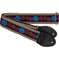 thumbnail image 1 of Souldier Marigold Guitar Strap Turquoise 2 in., 1 of 1