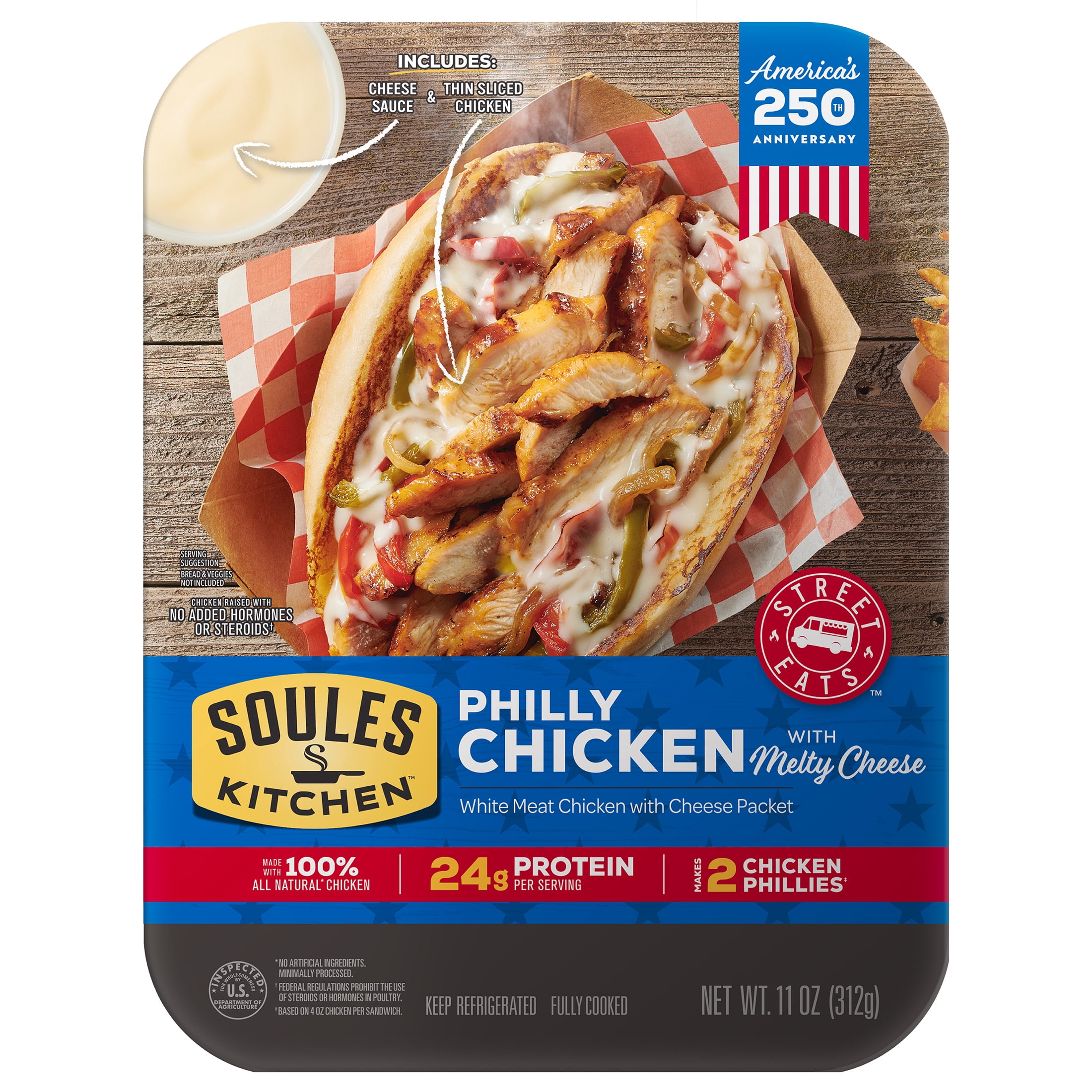 Soules Kitchen, Fresh Meal Kit, Philly Chicken, A250, 11 oz