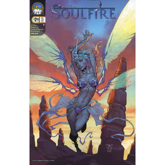 Soulfire (Michael Turner's ,Vol. 2) #3B VF ; Aspen Comic Book