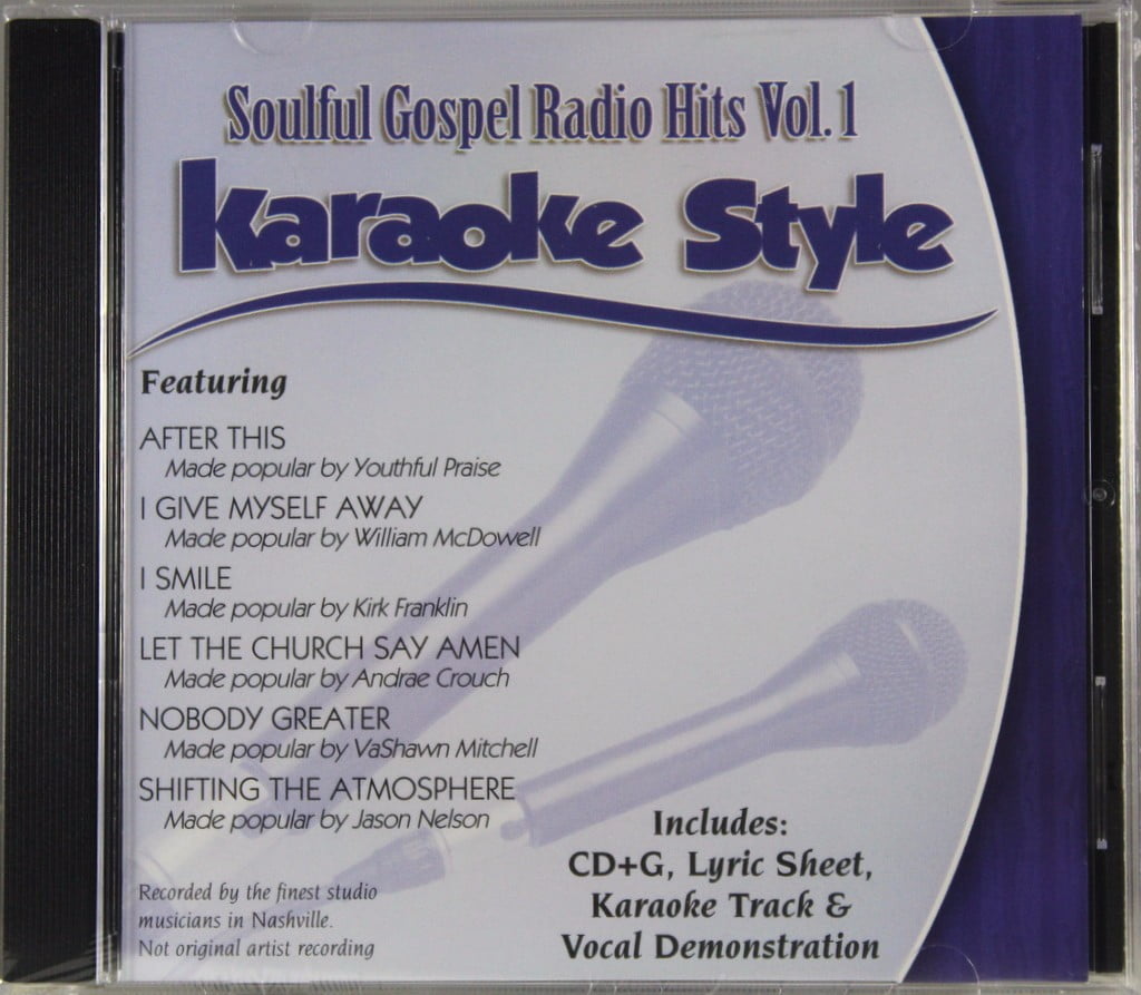 Soulful Gospel Radio Hits Volume 1 Daywind Christian Karaoke Style NEW CD+G 6 Songs