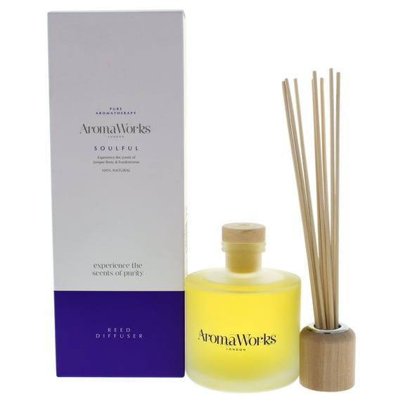 AromaWorks Soulful Reed Diffuser, Oil Reed Diffusers, 6.76 oz