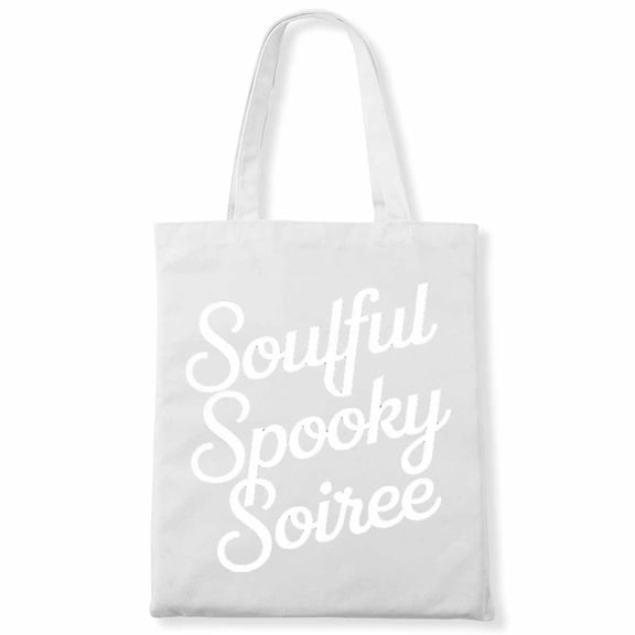 Soulful Spooky Soiree Hippie Retro Halloween Party Canvas Bag 2Pcs